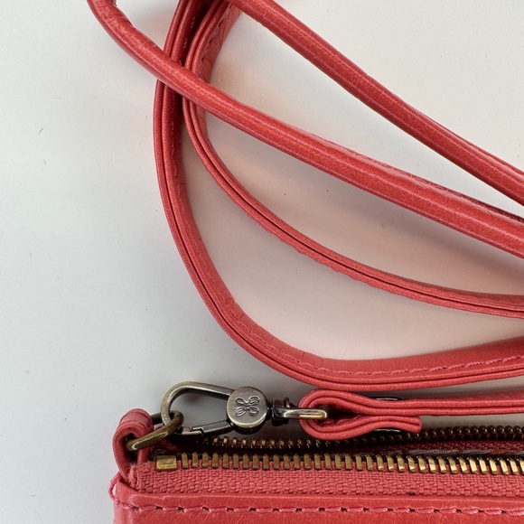 HOBO Stroll Slim Crossbody bag purse in Tea Rose pink leather New - Picture 4 of 10